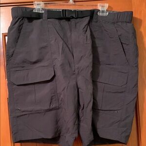 Men's Dark Gray Cargo Shorts